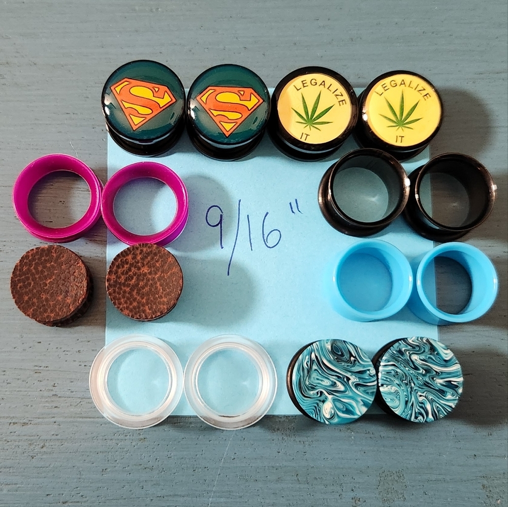 9/16" Ear Plugs Bundle